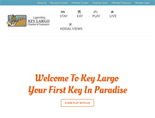 Tablet Screenshot of keylargochamber.org